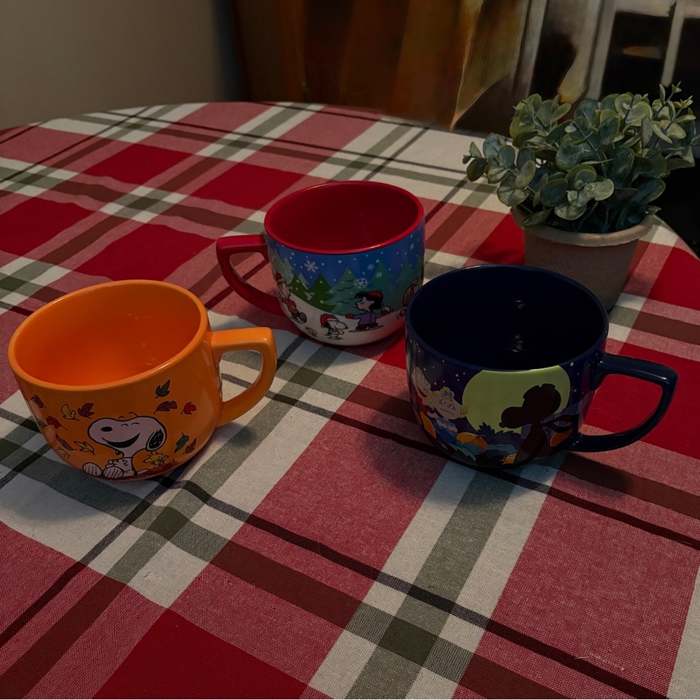 Peanuts Character Oversized Mugs from Hallmark, Set of Three